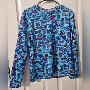 REEL LEGENDS Freeline Wet-Dry Long Sleeve Shirt Size Medium